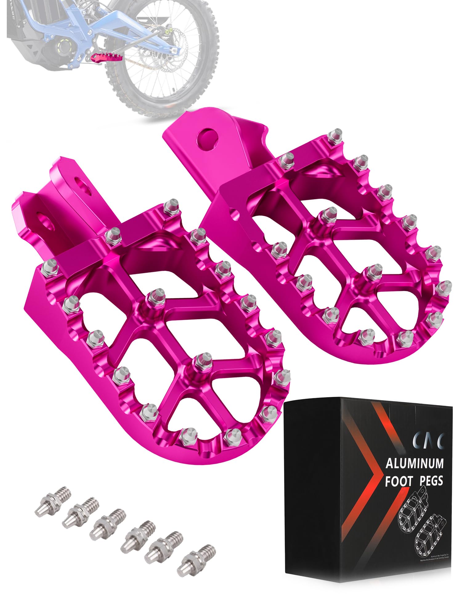 Amazon.com: JFG RACING Electric Dirt Bike Foot Pegs for Surron